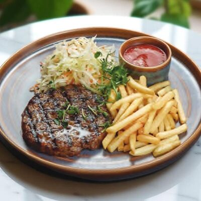 Бифштекс рубленный в Пожарка по цене 855 ₽