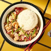 Креветки с овощами Ютай в Bao