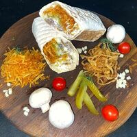 Шаурма грибная с карамелизированным луком в Фиеста