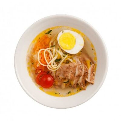 Куриный суп с домашней лапшойв Роллы Darom по цене 390 ₽