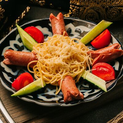 Сосиски со спагетти и сыром в Ташкент по цене 150