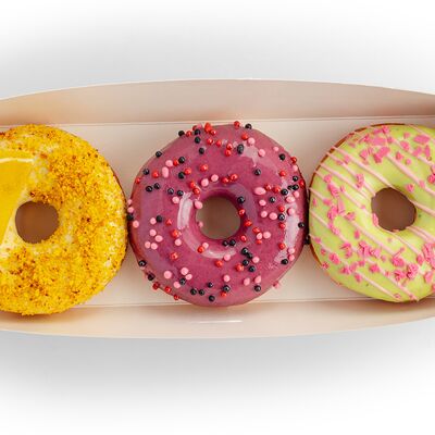 Набор из 3 пончиков №2 в Ronis Donuts по цене 806 ₽