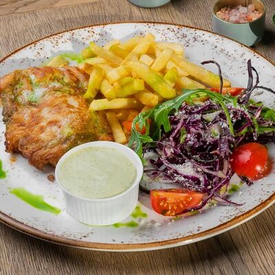 Курица по-венски в Blackberry по цене 504 ₽