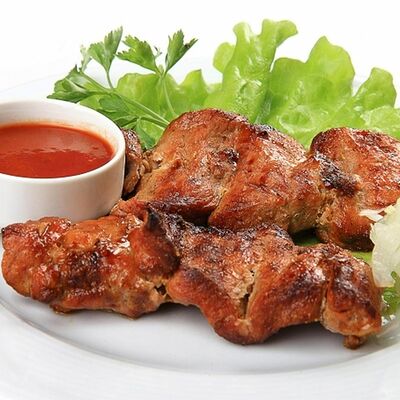 Шашлык из cвинoй мякоти в Мангал-House по цене 400 ₽