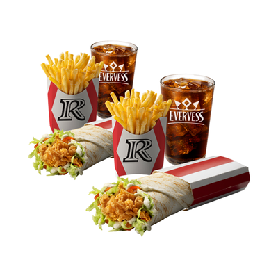 Комбо с Шефроллом х2 в KFC по цене 719 ₽