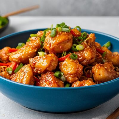 Вок с курицей в Тейват по цене 650 ₽