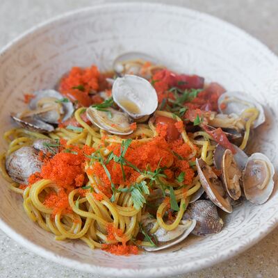 Спагетти алла китарра с вонголе в Romanico по цене 1000 ₽