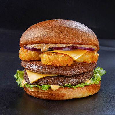 Бургер Деревенский двойной в Магбургер & Братья Караваевы по цене 485