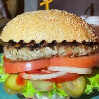 Бургер с курицей в У сяброу