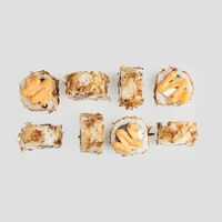 Острый ролл с тунцом и стружкой тунца в Mad