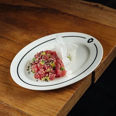 Тартар из тунца сухого вызревания в Гент по цене 1350 ₽