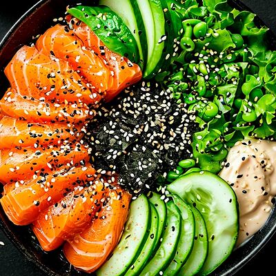 Поке с лососем в Суши мастер по цене 739 ₽