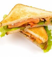 Сэндвич с лососем в Олимпик