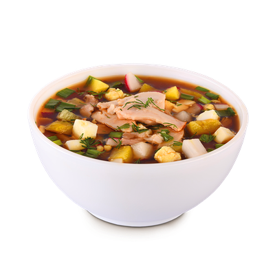 Окрошка с копченой курочкой в Жар Пицца по цене 195 ₽