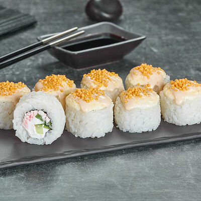 Ролл Том ям краб запеченный в Суши Мастер по цене 419 ₽