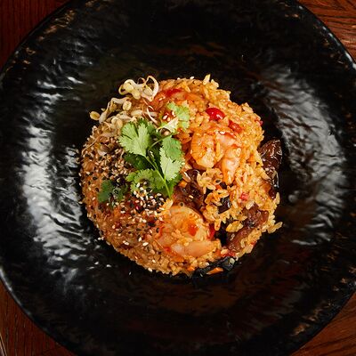 Рис с креветками в Рамен с уткой по цене 690 ₽