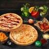 Комбо Пицца с курочкой BBQ, пицца Маргарита, 2 закуски, 3 лимонада, 2 соуса в 10strikes halal grill по цене 3983