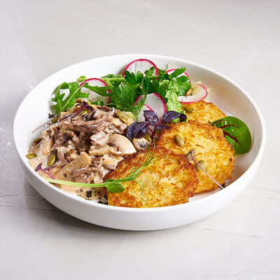 Бефстроганов с телятиной и грибами в Sugar Mama по цене 940 ₽