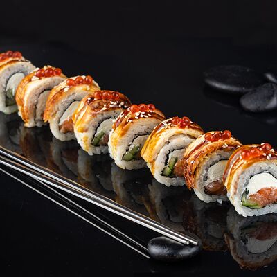 Канада с икрой в Татаки по цене 699 ₽