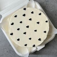 Бенто торт с мини сердечкамив Yani Cake Lab