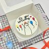 Бенто-торт Человечек С Днем Рождения в Cosmo Сakery по цене 2300