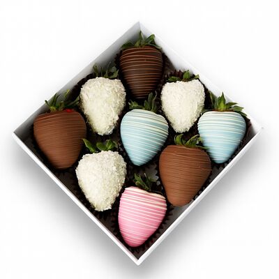 Клубника 5 видов шоколада S в Клубника в шоколаде VeryBerryLab по цене 3790 ₽