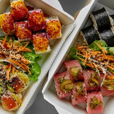 Сет №5 Где хороший кусочек рыбки в 96 азиаток по цене 2520 ₽