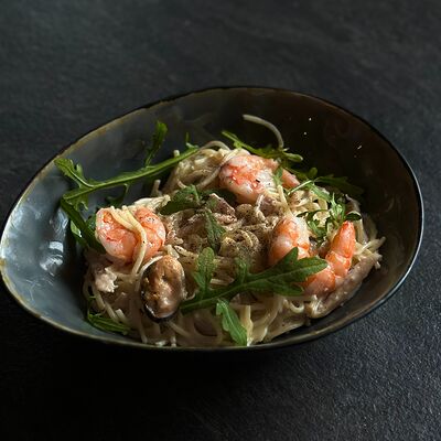 Паста с морепродуктами в Жар-пицца по цене 620 ₽