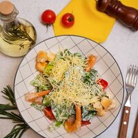 Салат Цезарь с креветками в Индимания