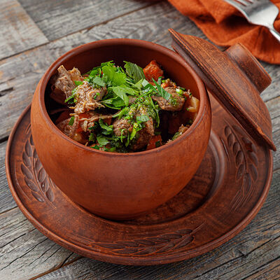 Жаркое из говядины в Трапезная по цене 790 ₽