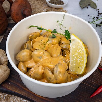 Вонголе в соусе «Том Ям» в РАКОВАРЪ по цене 790 ₽