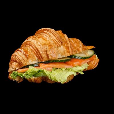 Круассан с сёмгой в Пекарь Хлебов по цене 550 ₽