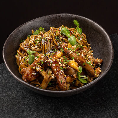 Лапша с курицей терияки в Secret Kitchen по цене 750 ₽