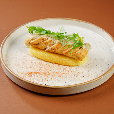 Филе индейки с полентой гриль Ш х в Sweet Joy Cafe по цене 649 ₽