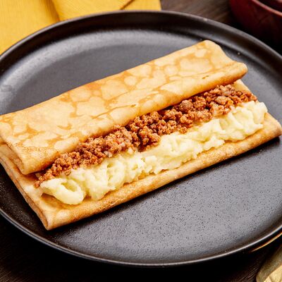 Мясной блин с картошкой в Папины блины по цене 410 ₽