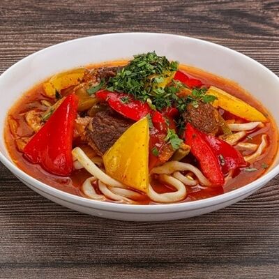 Лагман по-уйгурски в Aliya Uz-Food по цене 649 ₽