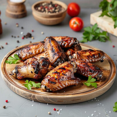 Шашлык из куриных крылышек в На районе по цене 319 ₽