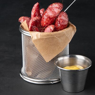 Охотничьи колбаски в Gellert Bar по цене 460 ₽