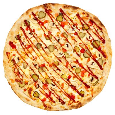 Пицца Курочка BBQ круглая в Вулпи пицца по цене 840 ₽