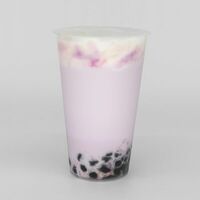 Таро милк в Om-Nom Bubble tea