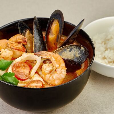 Королевский Том Ям с морепродуктами в Bao по цене 619 ₽