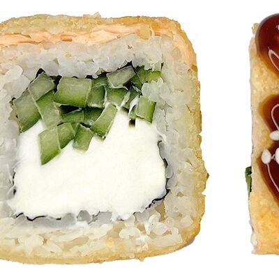 Жаренная Филадельфия с огурцом в Mr roll по цене 602 ₽