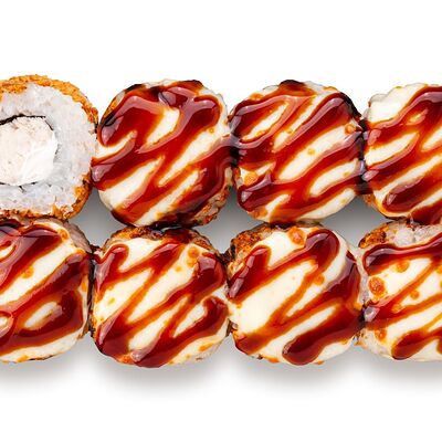 Запеченный хрустящий с курицей в Мисс Рис по цене 379 ₽