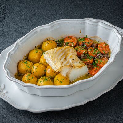 Белоснежная треска в стиле карточчо в Florentini City Café по цене 1290 ₽