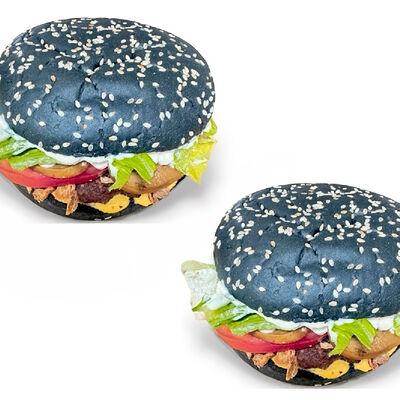 Пара Рент Бургер с говяжьей котлетой и грибами в Рент кафе по цене 760 ₽