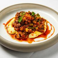 Кучмачи с картофельным пюрев Grand Кафе Натахтари