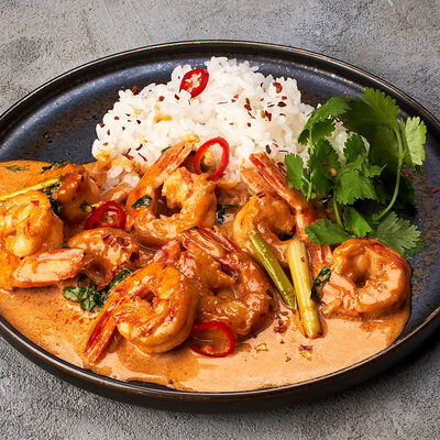 Креветки в соусе том ям с рисом в Gaijin по цене 1060 ₽
