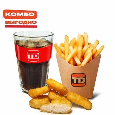 Комбо с наггетсами в Бургерная по цене 399 ₽
