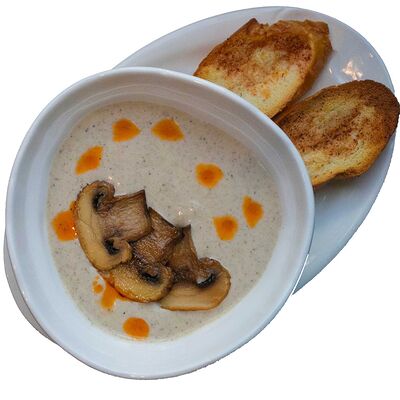 Крем-суп из шампиньонов в Папа плов по цене 620 ₽