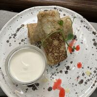 Блинчики с творогом и изюмом в Добролюбово